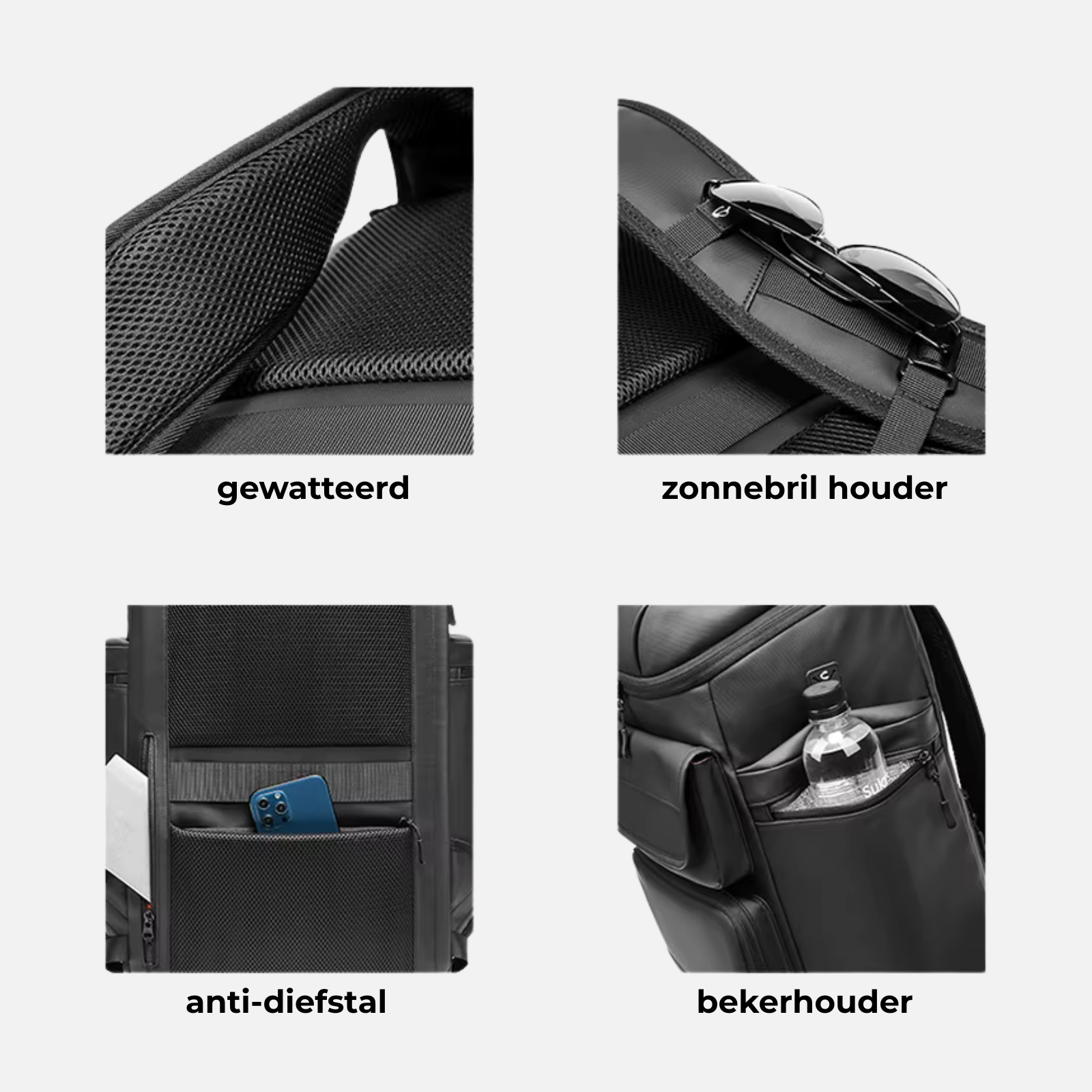 Rugzak - Waterafstotende Laptop Rugzak 16 Inch