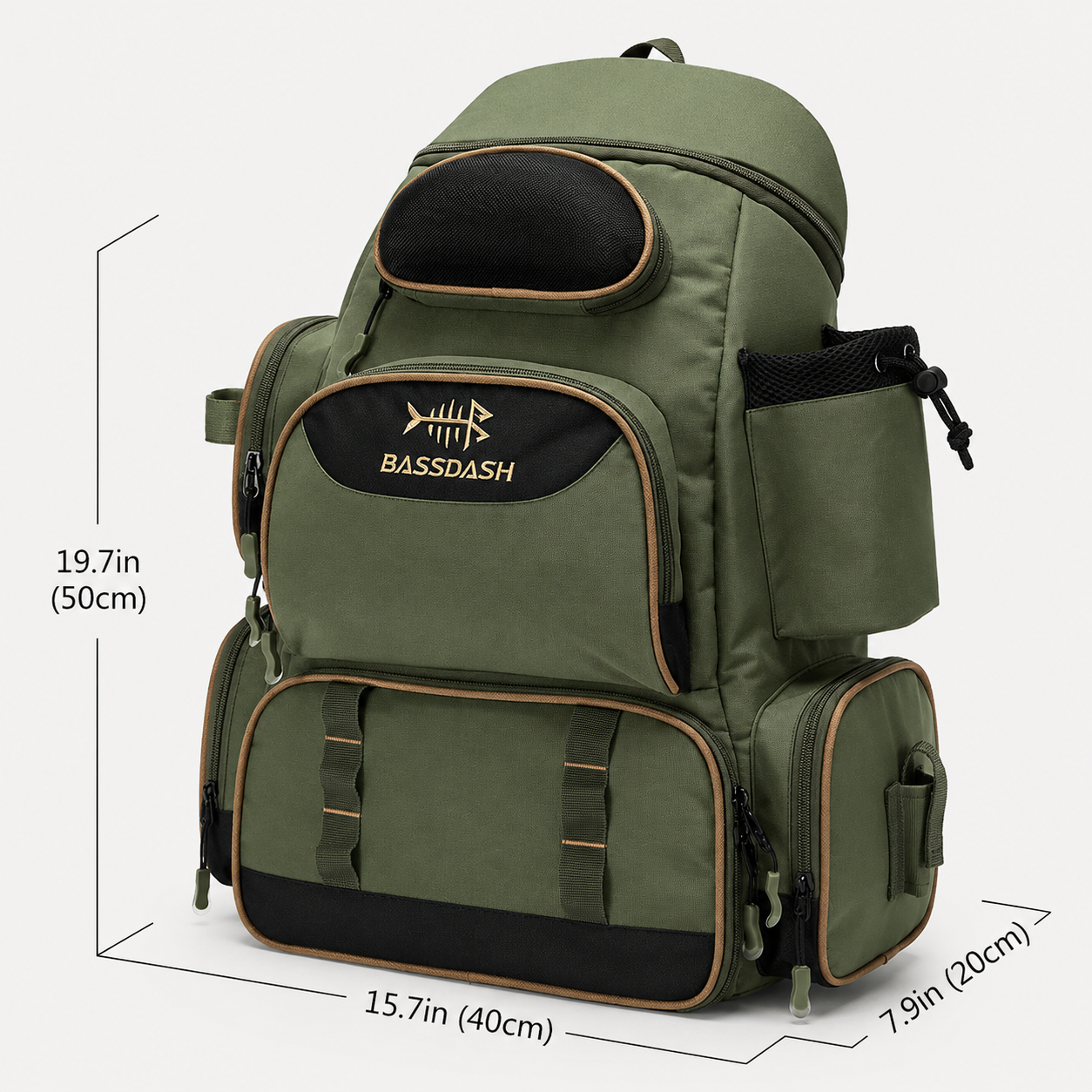 Vis Rugzak XL – Ruim – Waterbestendig – Comfortabel