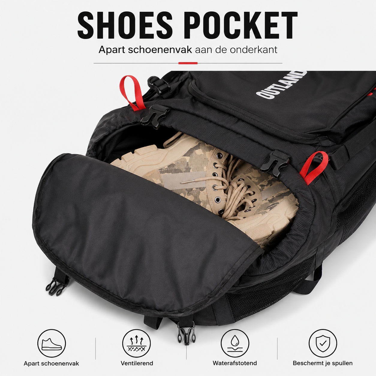 Backpack 60L Outdoor - Lichtgewicht - Waterdicht