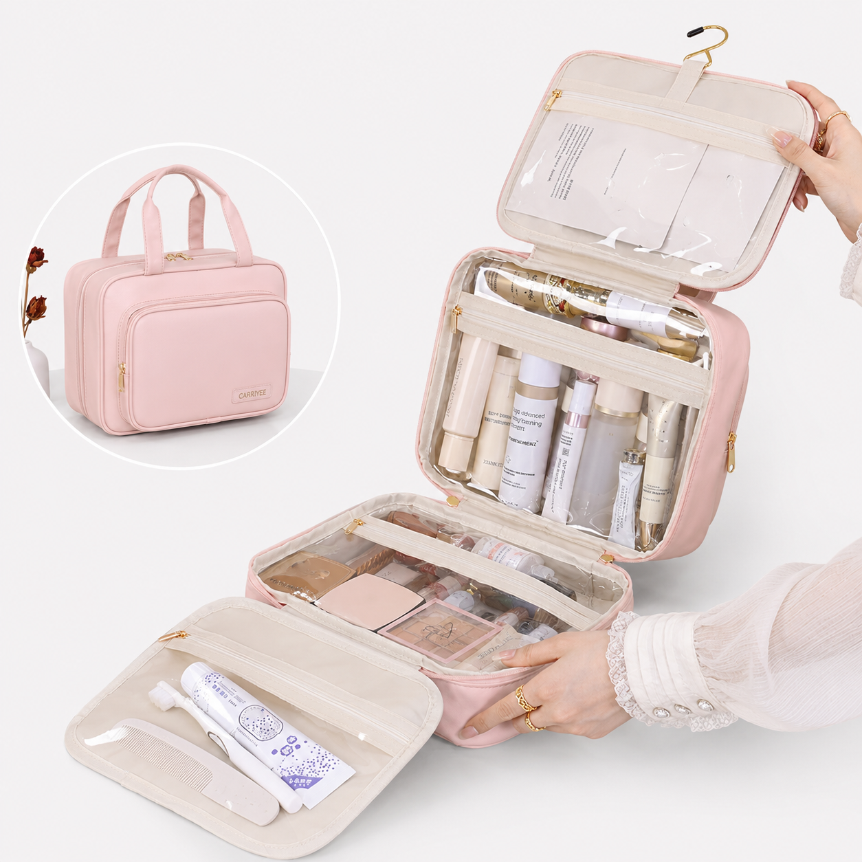 Aventury Hangende Make-up Tas - Toilettas & Cosmetica