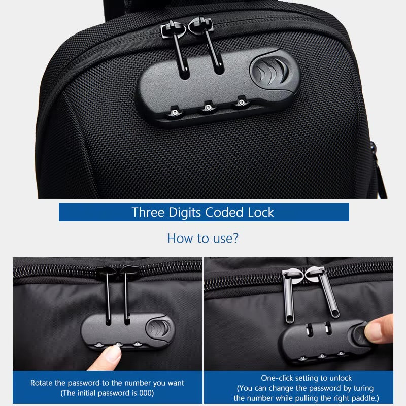 Anti Diefstal Rugzak Compact Laptop Tas USB Waterdicht