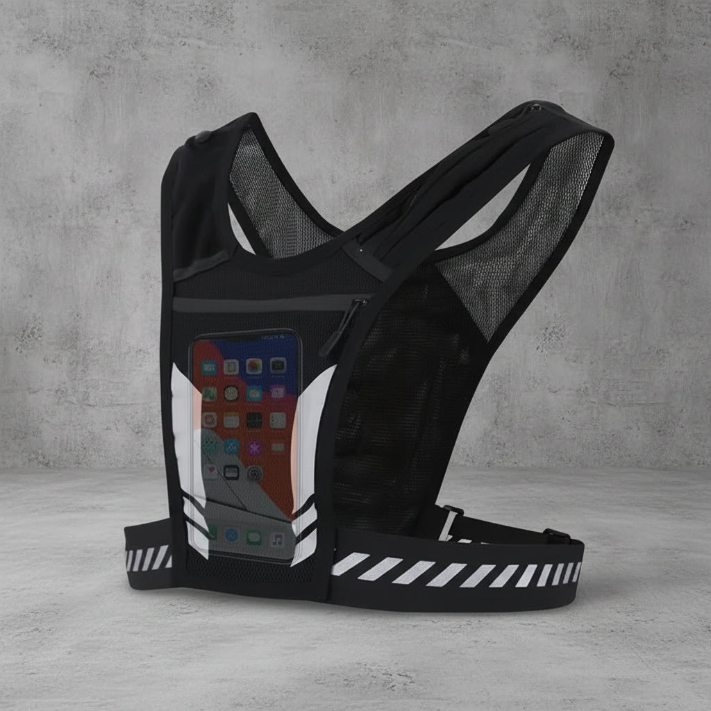 Reflecterend Hardloopvest met Telefoonhouder