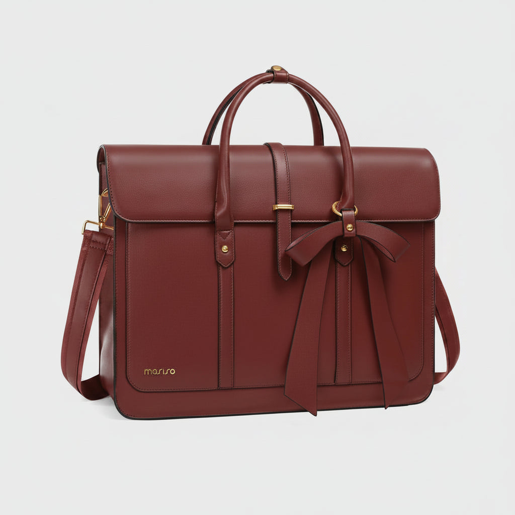 Dames Aktetas Laptop 15.6 Inch - Elegante Werktas - Schoudertas & Handtas - Geschikt voor Werk - Studie & Zakelijk Gebruik