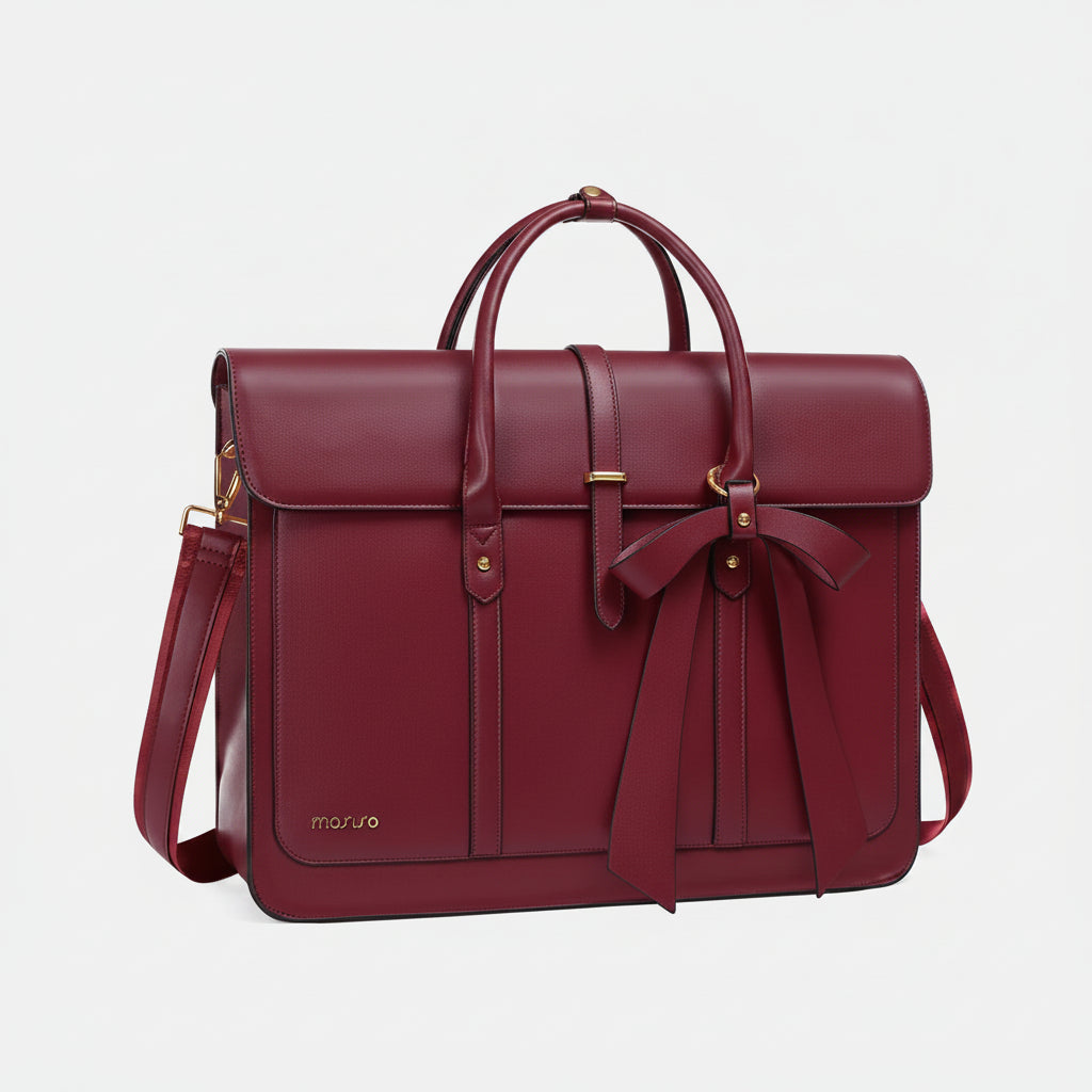 Dames Aktetas Laptop 15.6 Inch - Elegante Werktas - Schoudertas & Handtas - Geschikt voor Werk - Studie & Zakelijk Gebruik