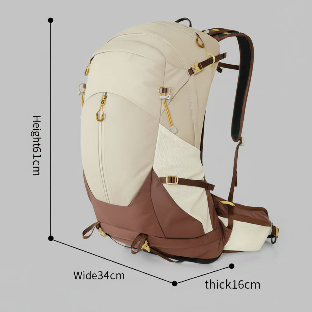 Wandelrugzak - Hiking Rugzak - Verstelbaar Rugsysteem - Laptopvak 15.6 Inch