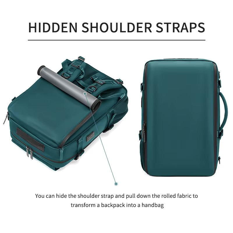 Laptop Rugzak - Handbagage Rugzak - 15.6 Inch - Zwart