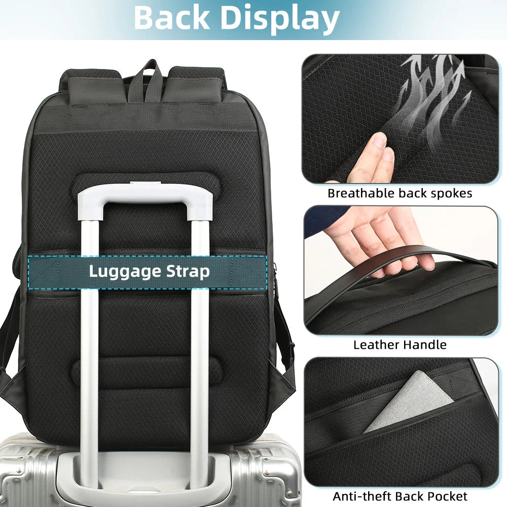 Uitbreidbare Laptop 15.6 Rugzak