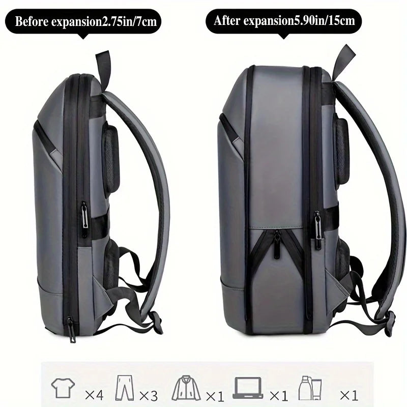 Laptop Rugzak 15.6 Inch Anti-Diefstal Uitbreidbaar