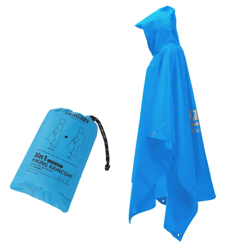 Aventury 3-in-1 Regenponcho - Regenjas - Schuiltent