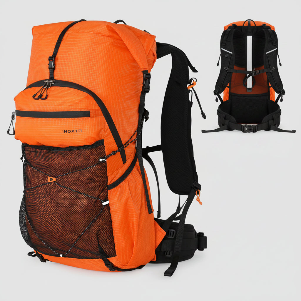 Trekking Backpack - Lichtgewicht Outdoor Rugzak met Verstelbaar Draagsysteem & Slimme Opbergruimte