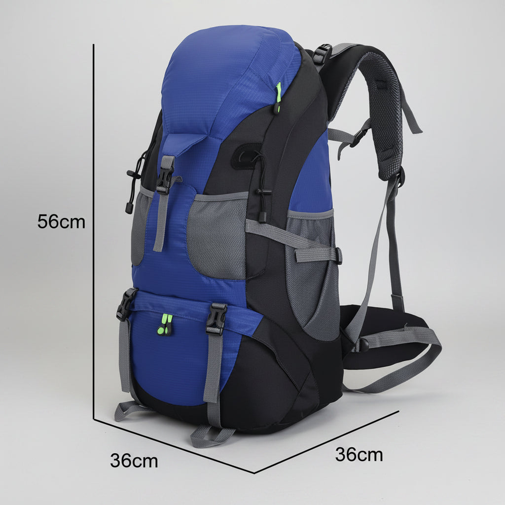 Backpack 50L Trekking Rugzak Waterdicht