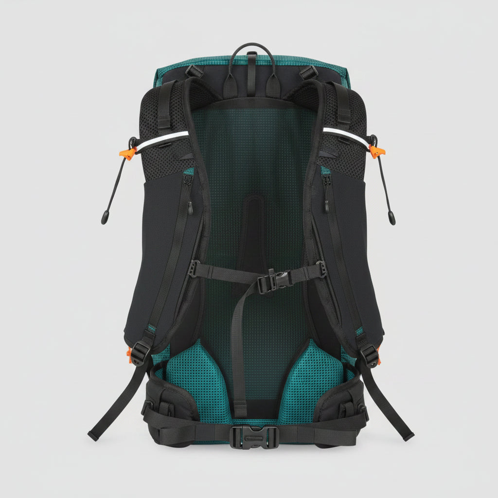 Trekking Backpack - Lichtgewicht Outdoor Rugzak met Verstelbaar Draagsysteem & Slimme Opbergruimte