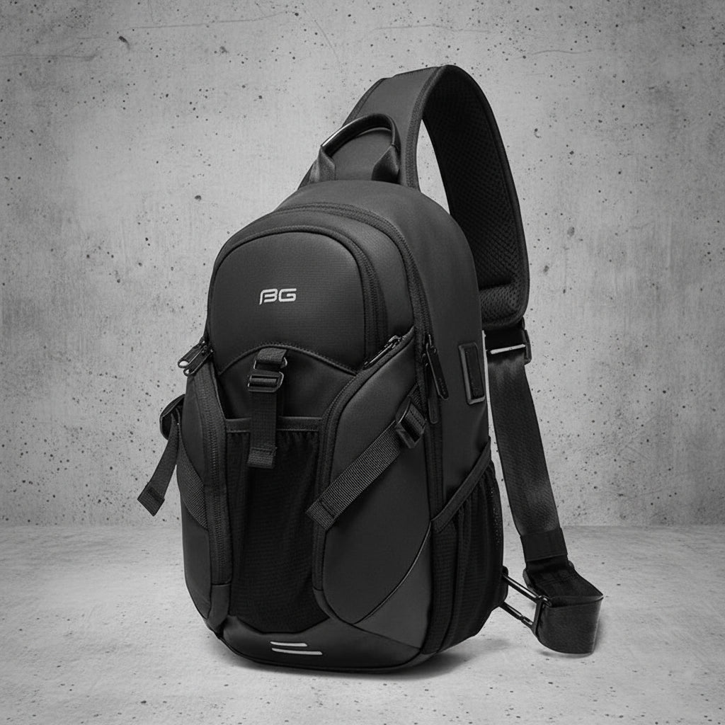 Crossbody Sport+ Rugzak – Waterafstotend – USB Oplaadpoort