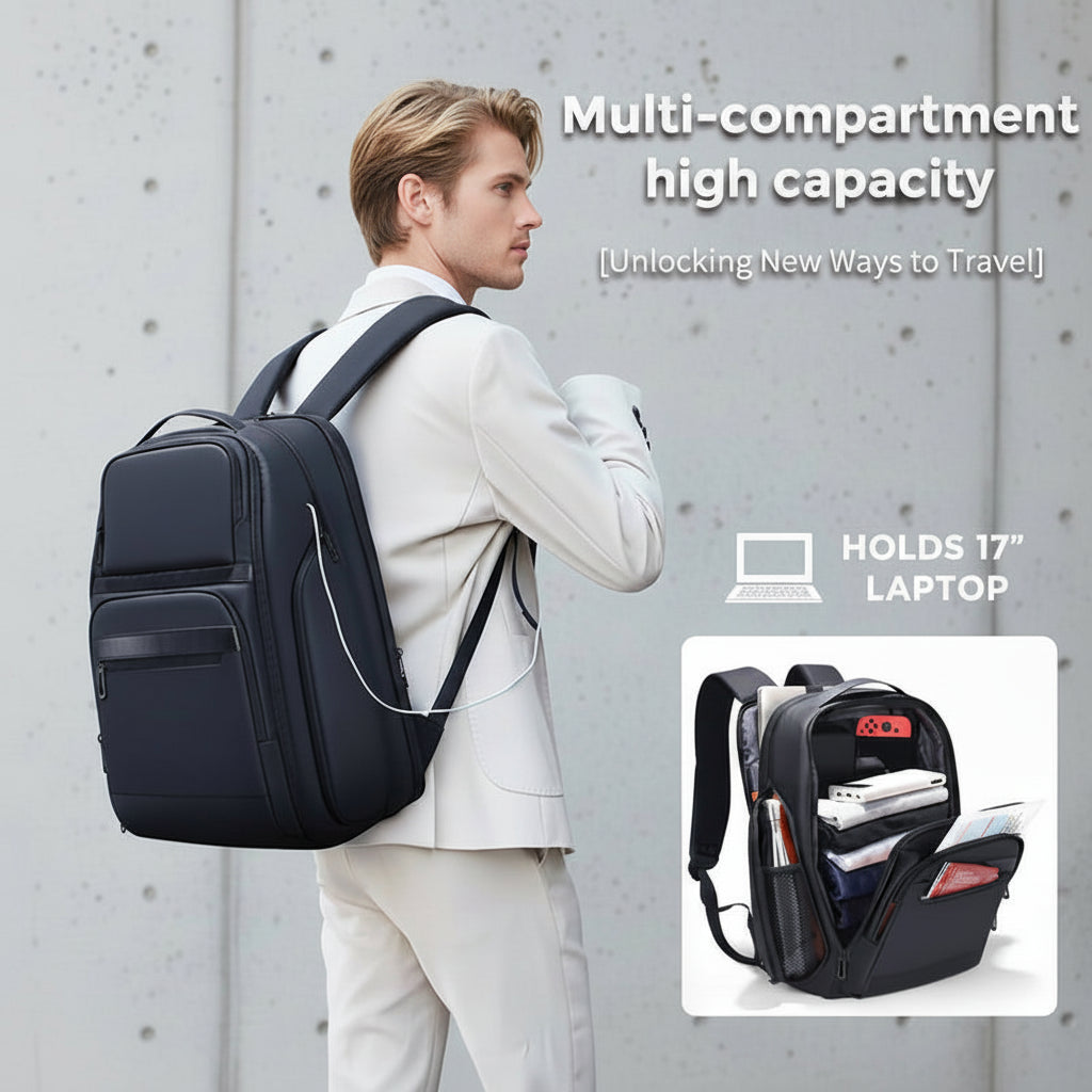 Expandable Laptop Backpack 36-48L Waterdicht