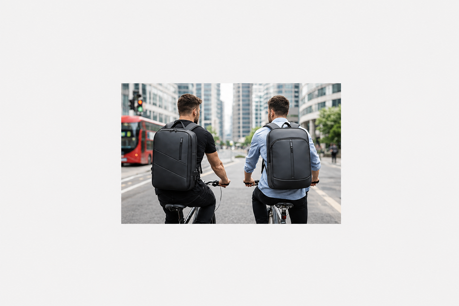 Moderne laptoptas met laptopvak voor werk en dagelijks gebruik