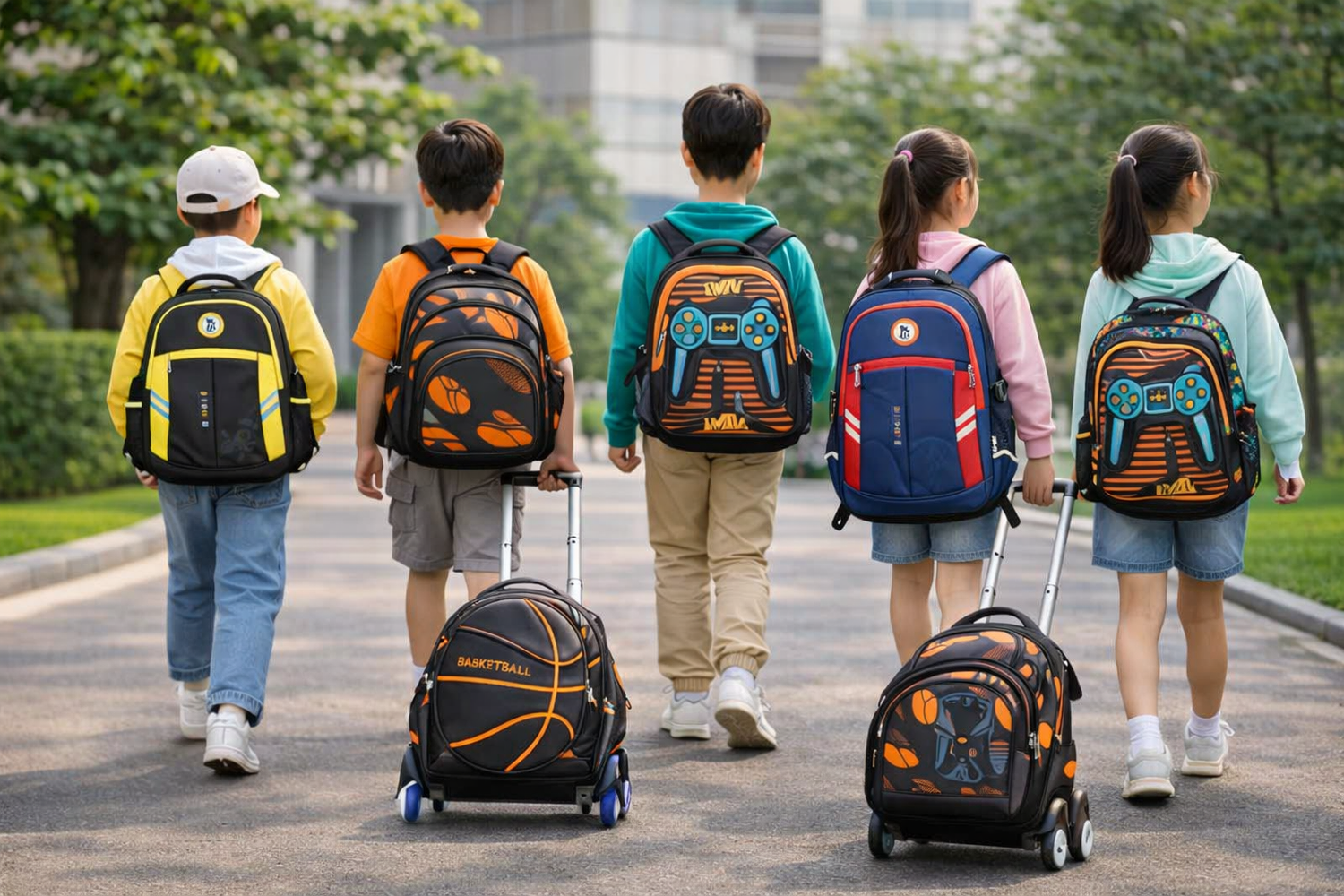 School Rugzak - met wielen