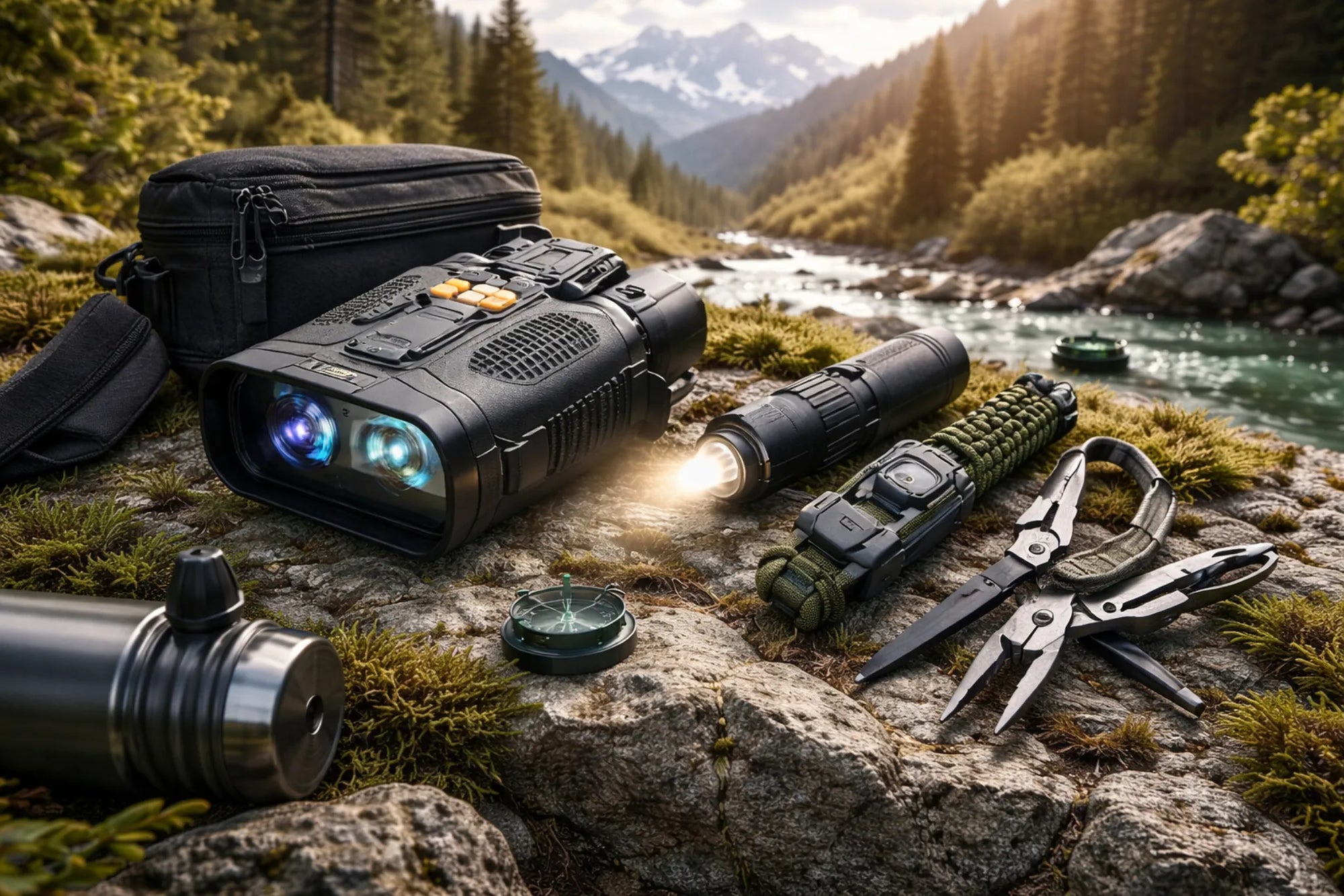 Praktische outdoor gadgets voor kamperen, wandelen en survival