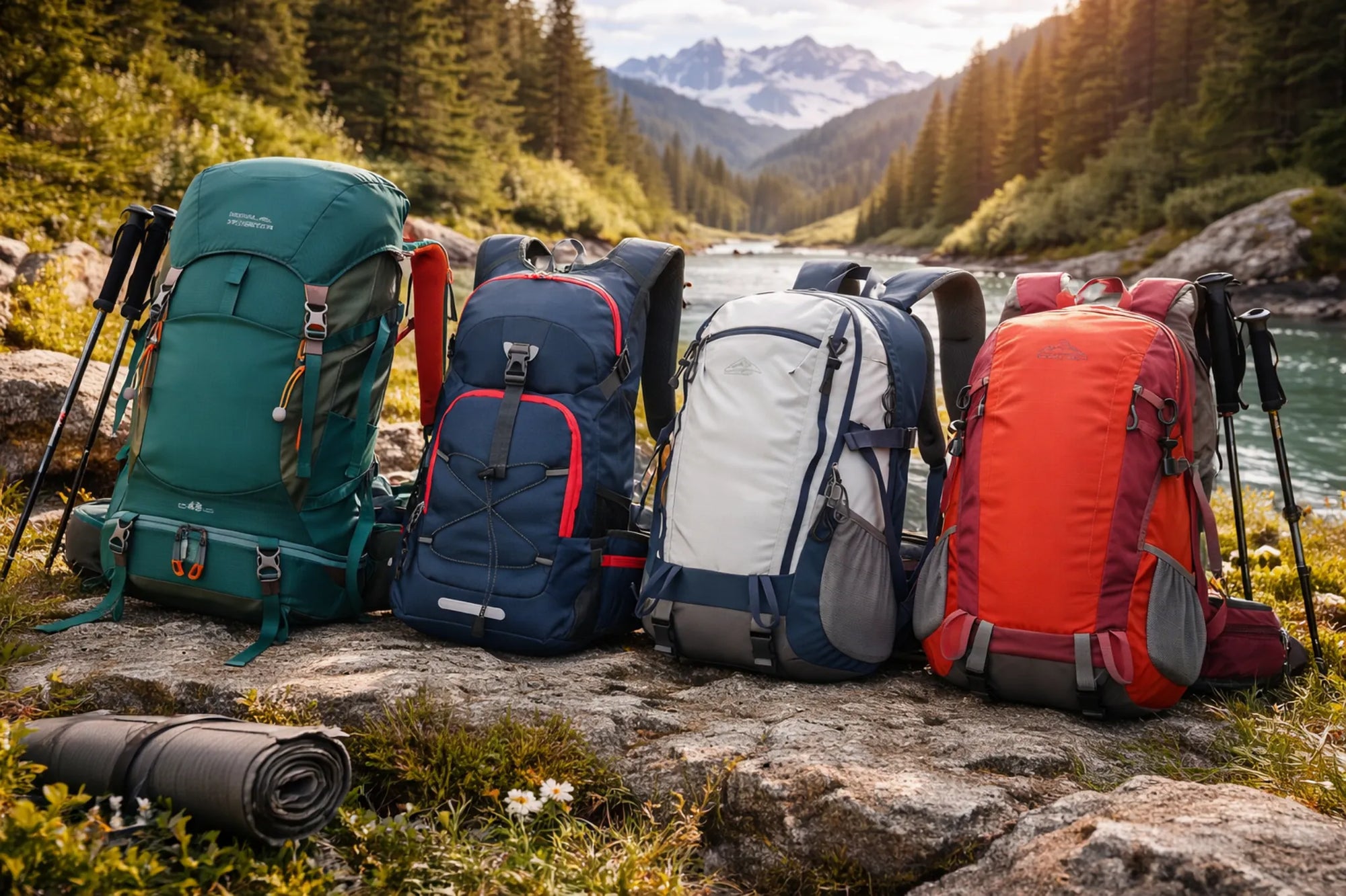 Robuuste backpack voor outdoor avonturen en meerdaagse tochten