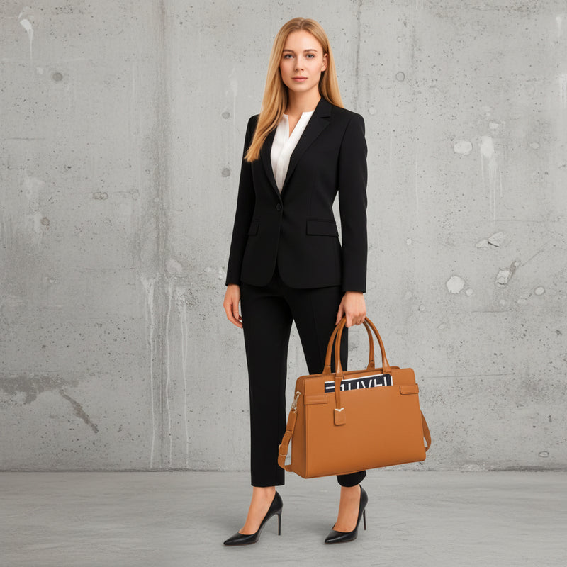 Dames Laptoptas 15.6 Inch met Laptopvak en Schouderband