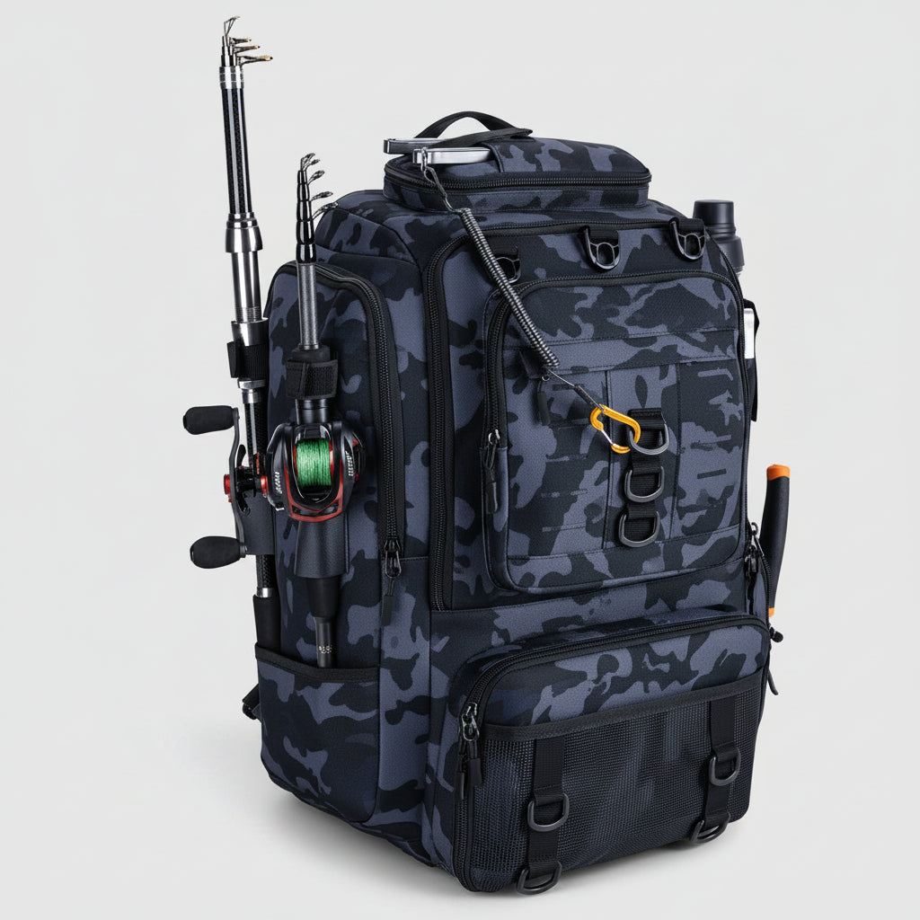 Vis Rugzak Met Koelvak Fishing Backpack Hengel Tas Outdoor