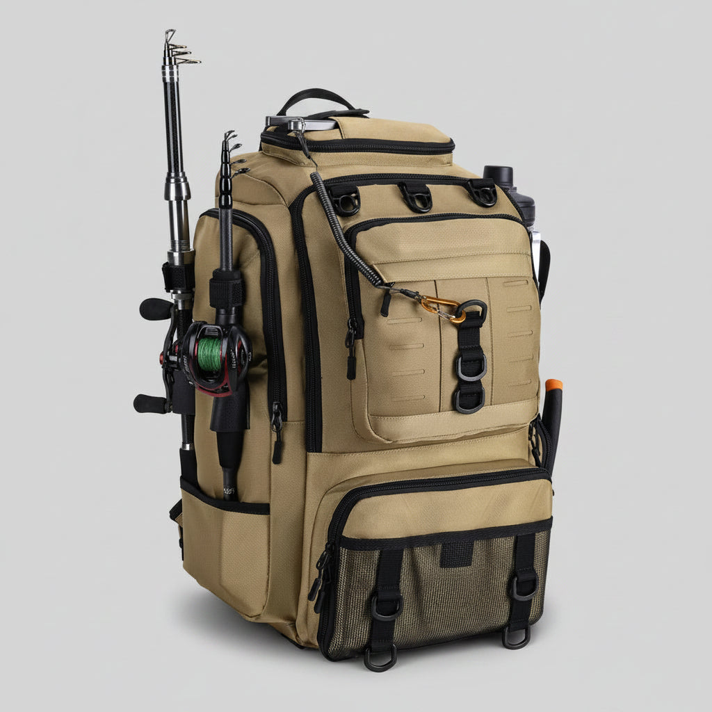 Vis Rugzak Met Koelvak Fishing Backpack Hengel Tas Outdoor