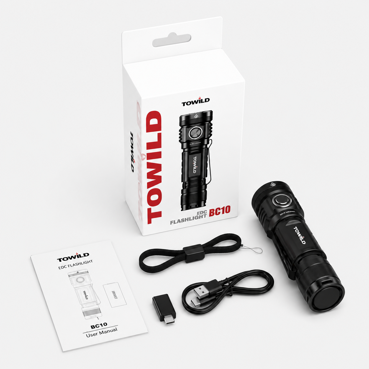 Aventury Oplaadbare LED Zaklamp 4000 Lumen – IPX8 Waterdicht