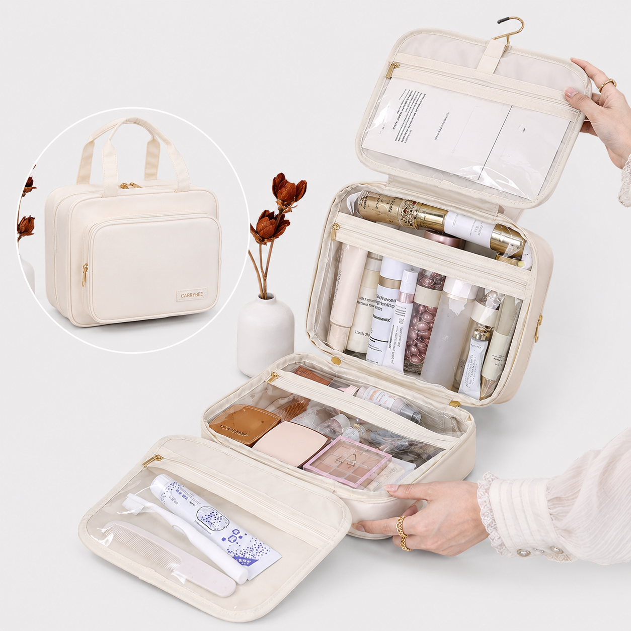 Aventury Hangende Make-up Tas - Toilettas & Cosmetica