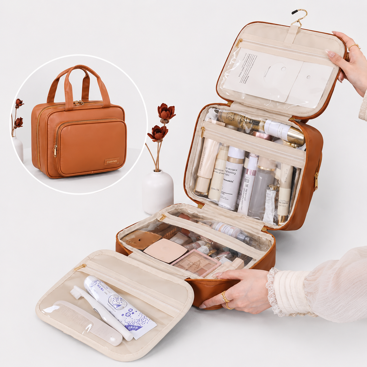 Aventury Hangende Make-up Tas - Toilettas & Cosmetica