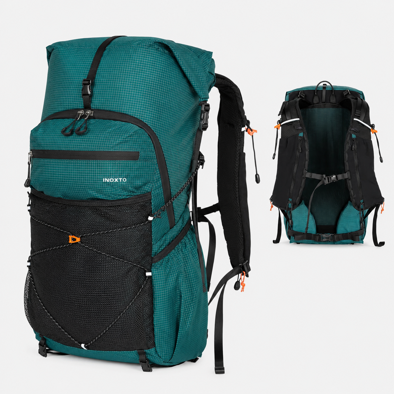 Trekking Backpack - Lichtgewicht Outdoor Rugzak met Verstelbaar Draagsysteem & Slimme Opbergruimte