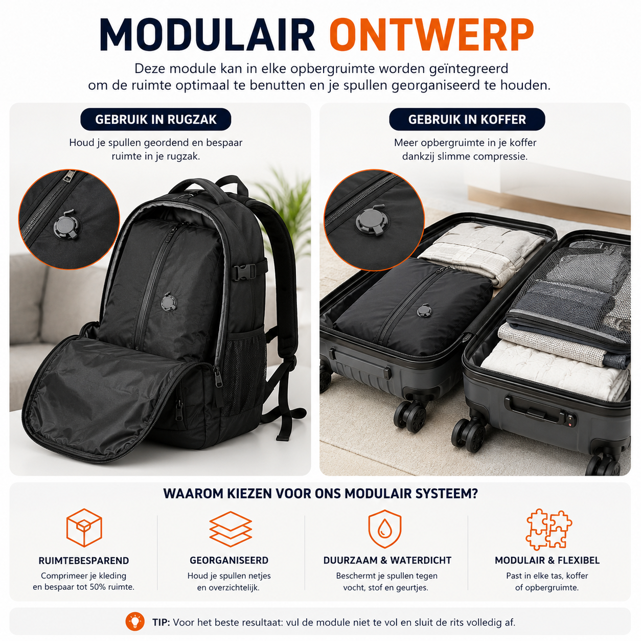 Aventury Compressiezakken met pomp