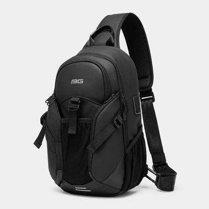 Crossbody Sport+ Rugzak - Waterafstotend - USB Oplaadpoort