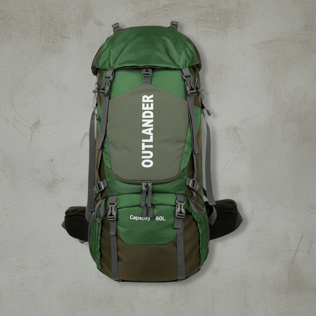 Backpack 60L Outdoor - Lichtgewicht - Waterdicht