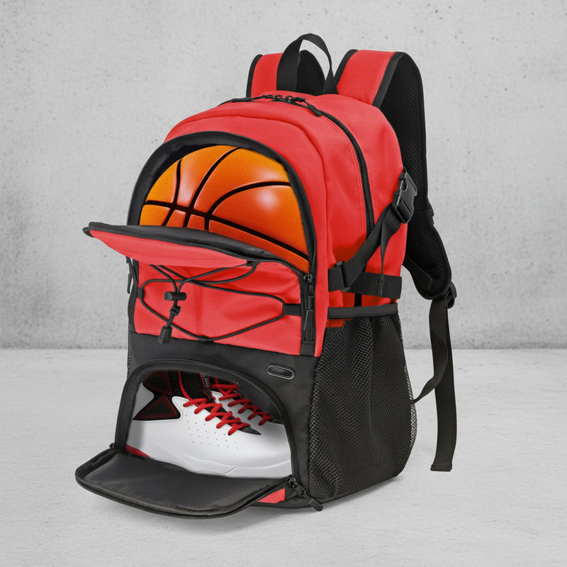 Basketbal Voetbal Backpack met Balvak - Schoenenvak
