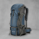 Blauwe Aventury Backpack 70L – opvallende en ruime backpack voor outdoor gebruik