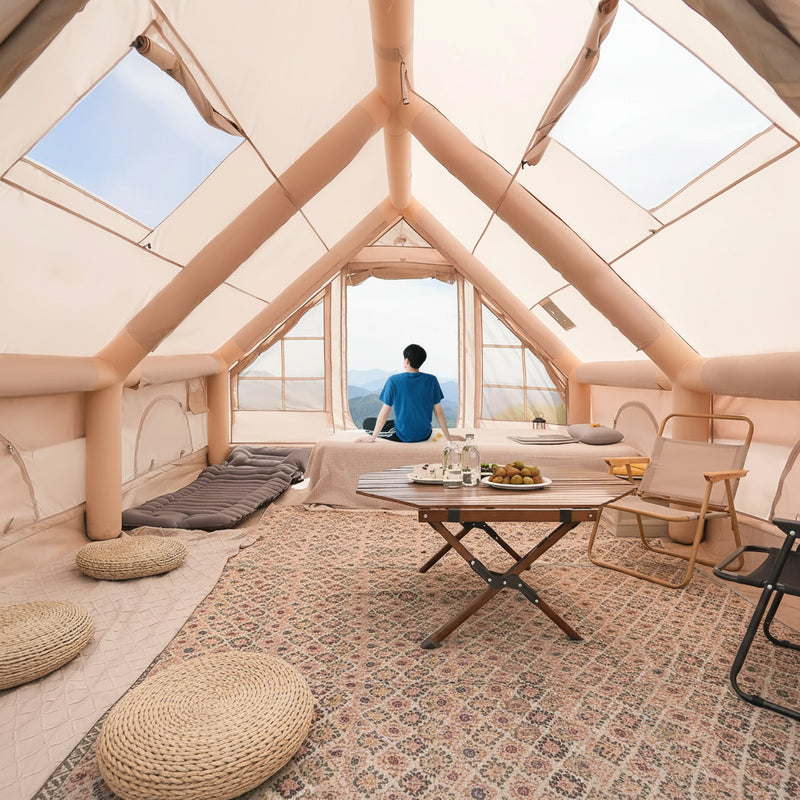 Camping Blow Up Tent – Opblaasbare Gezinstent 10–12P