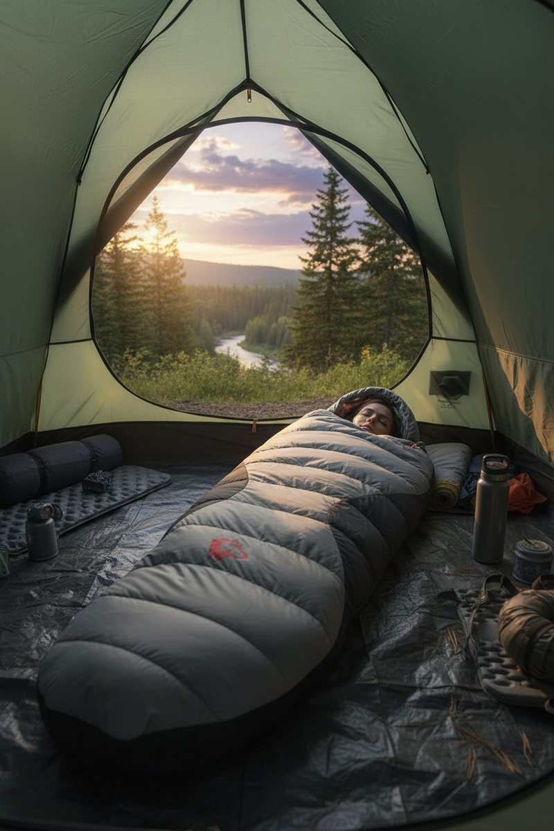 Donzen Mummy Slaapzak - Warm - Lichtgewicht - Aventury