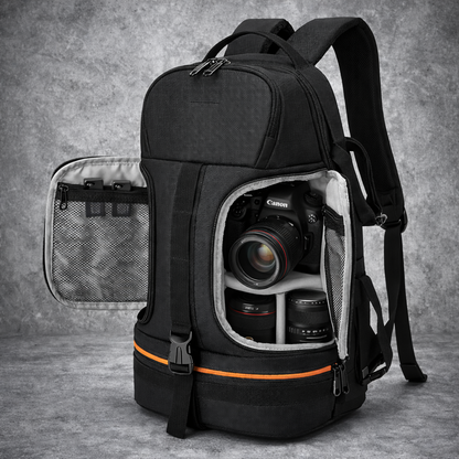 Camera Rugzak met Laptopvak 15.6 Inch – Waterdichte DSLR Foto tas