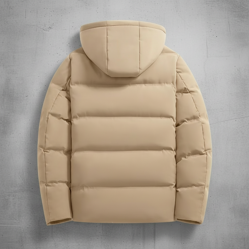 Heren Puffer Jas - Warm - Waterdicht - Met Capuchon