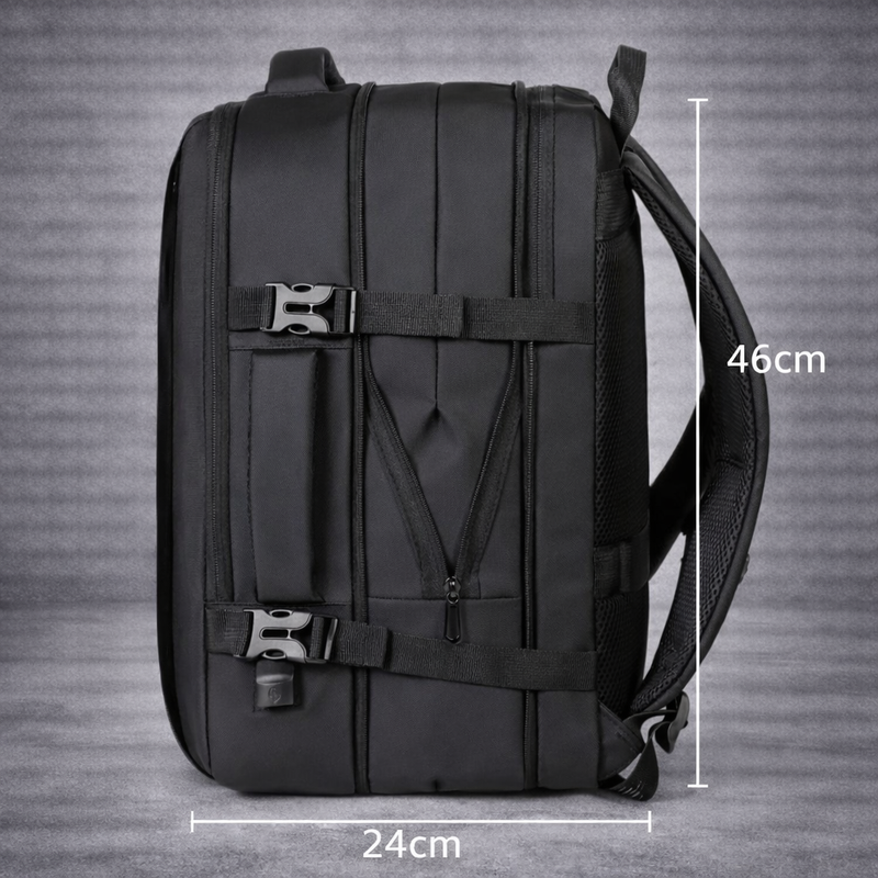 Uitbreidbare Laptop Rugzak 15.6 Inch - Waterafstotende Reistas