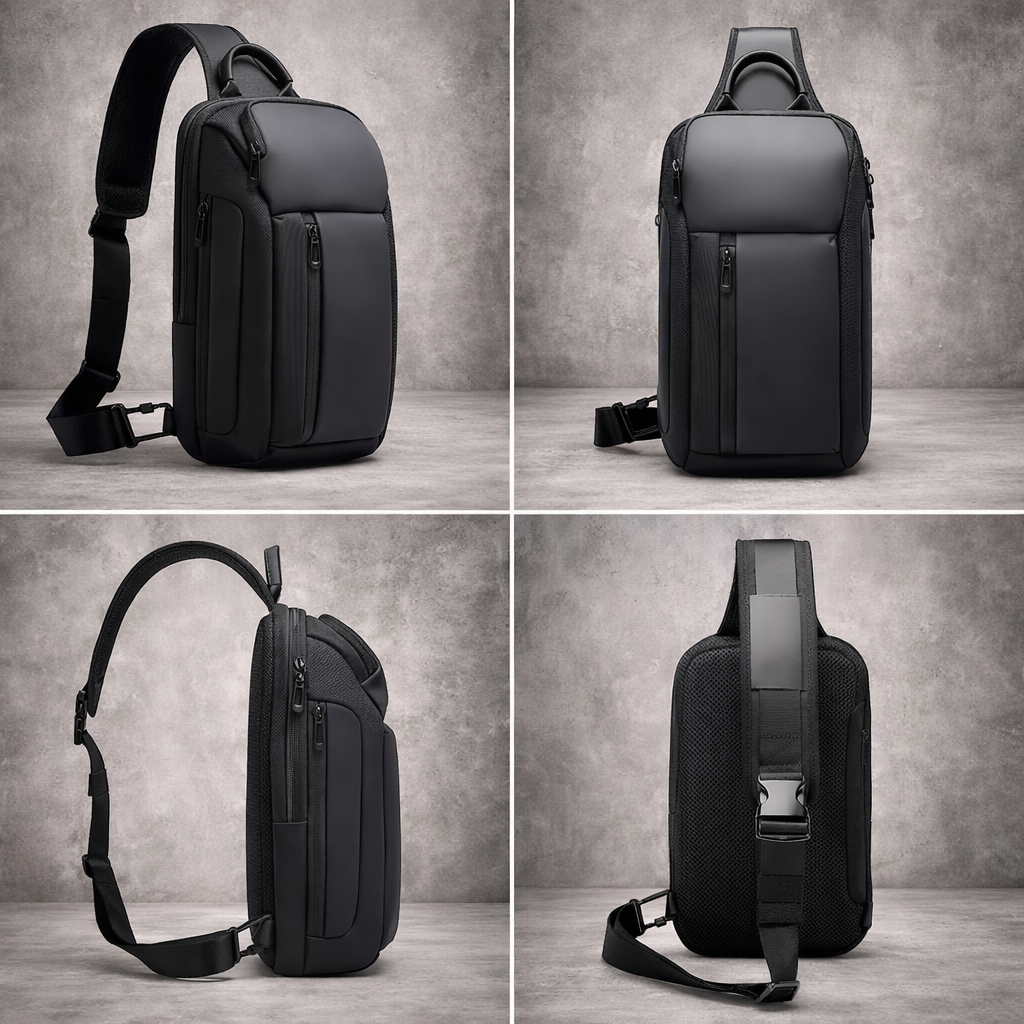 Anti Diefstal Rugzak Heren Compact Crossbody Laptop Tas