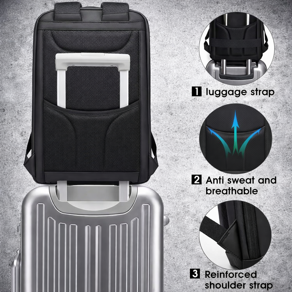 Laptop Rugzak 15.6 Inch USB Anti Diefstal Waterdicht Business