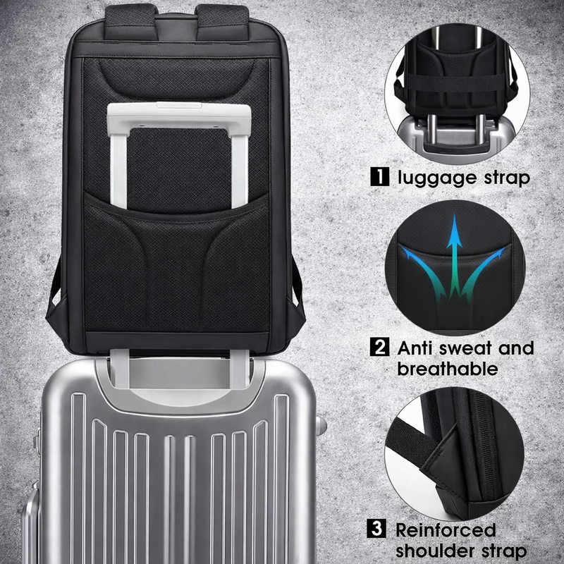 Laptop Rugzak 15.6 Inch USB Anti Diefstal Waterdicht Business