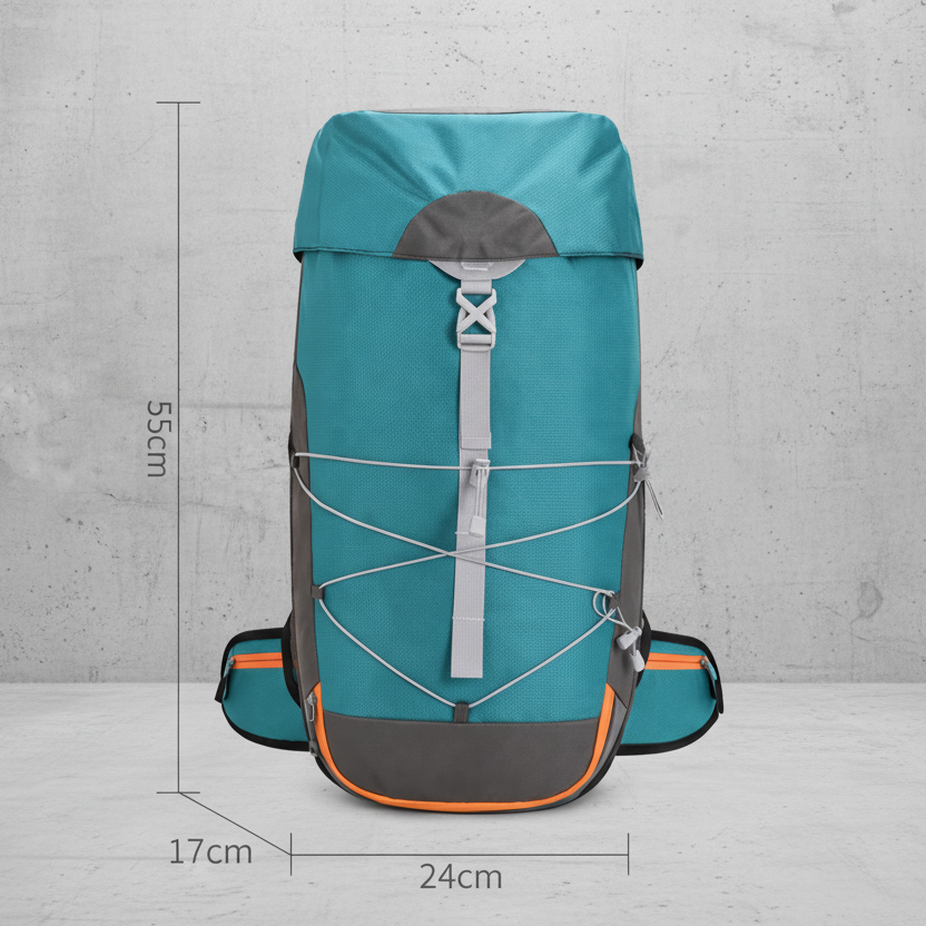 Wandelrugzak 40L - Lichtgewicht Rugzak - Waterdicht - Verstelbare Borst - Heupband