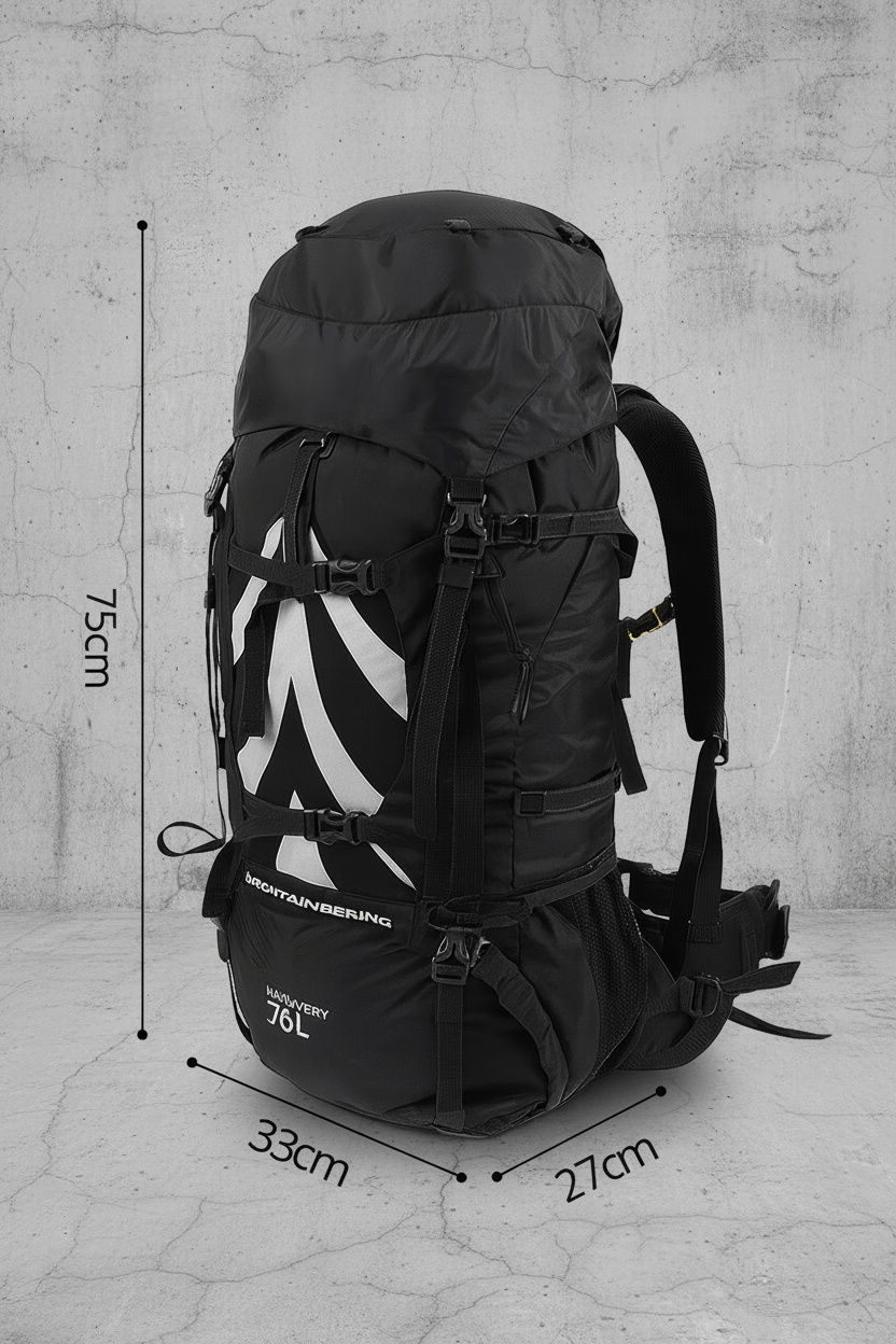 Backpack 70L Outdoor – Ruim – Comfortabel – Duurzaam