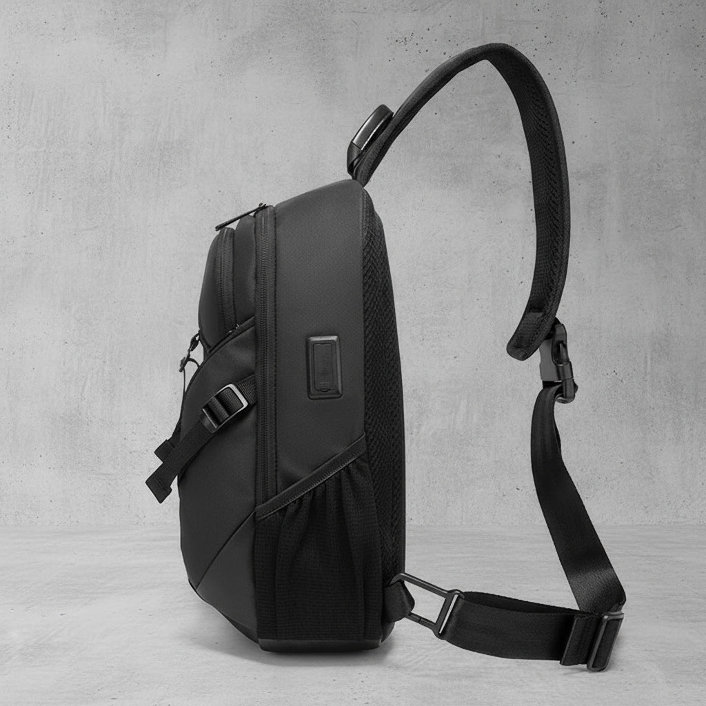 Crossbody Sport+ Rugzak – Waterafstotend – USB Oplaadpoort