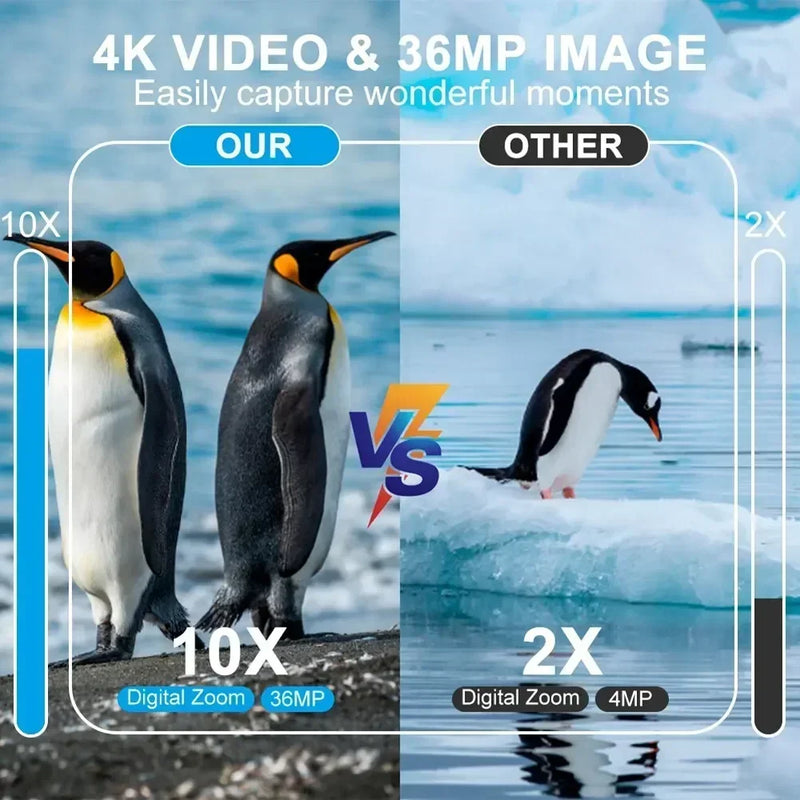 Digitale nachtkijker met 4K video en foto-opname functies
