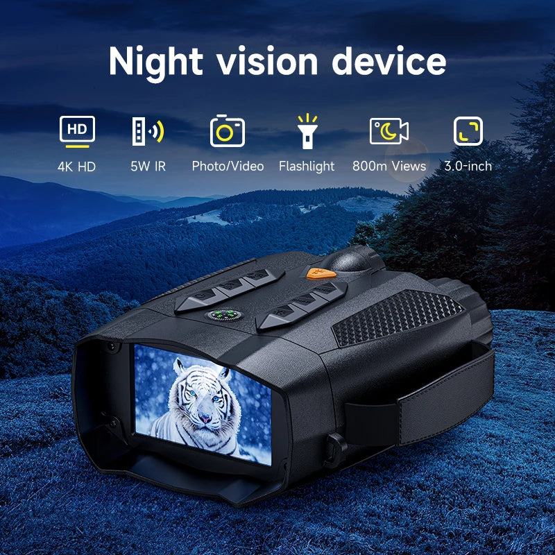 Night Vision Pro+ – Digitale Nachtkijker – 1080P – Infrarood – Tot 800m Bereik