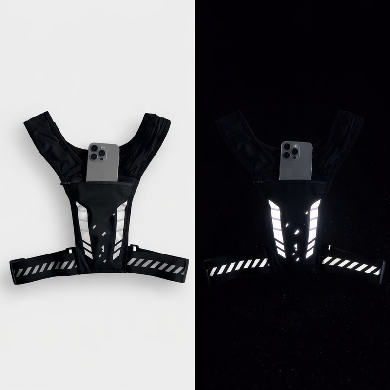 Reflecterend Hardloopvest met Telefoonhouder