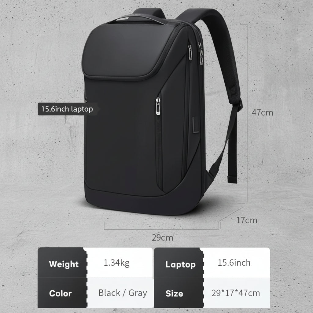 Laptop Rugzak 15.6 Inch USB Anti Diefstal Waterdicht Business