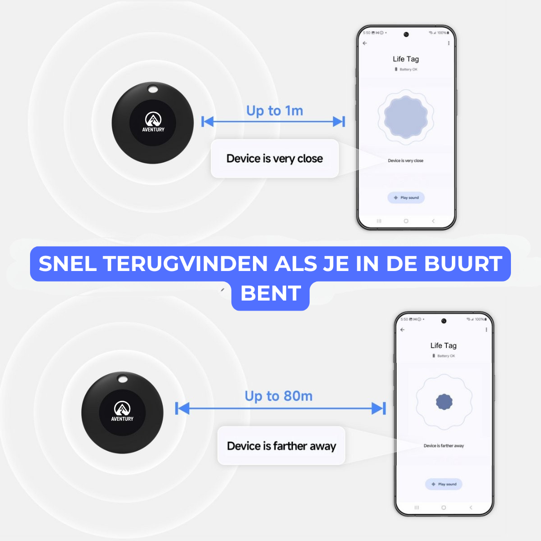 Life Tag – Apple Zoek Mijn Tracker – Sleutelvinder Bluetooth